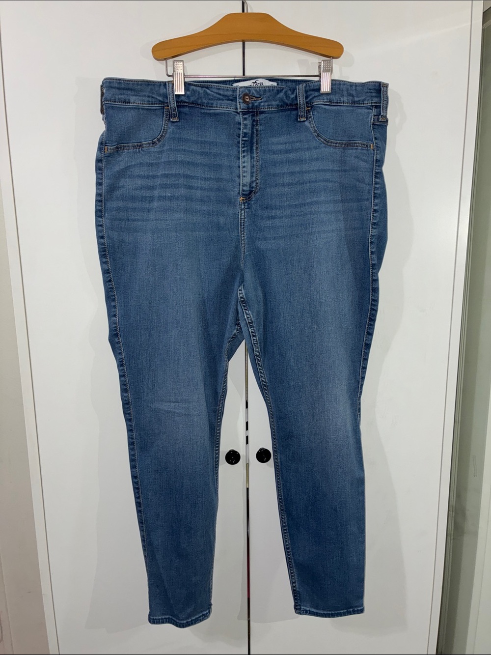 Hollister 20 Classic Curvy Women's Blue High Rise Skinny Jean Legging